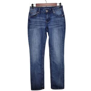 Maurices Faded Skinny Denim Blues Jeans Size 2 Short